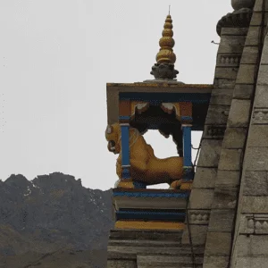 Kedarnath temple Lion Statue