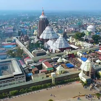 jagannath puri temple Bird eye view