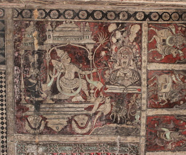 640px-Ceiling_paintings_depicting_scenes_from_Hindu_mythology_at_the_Virupaksha_temple_in_Hampi_1