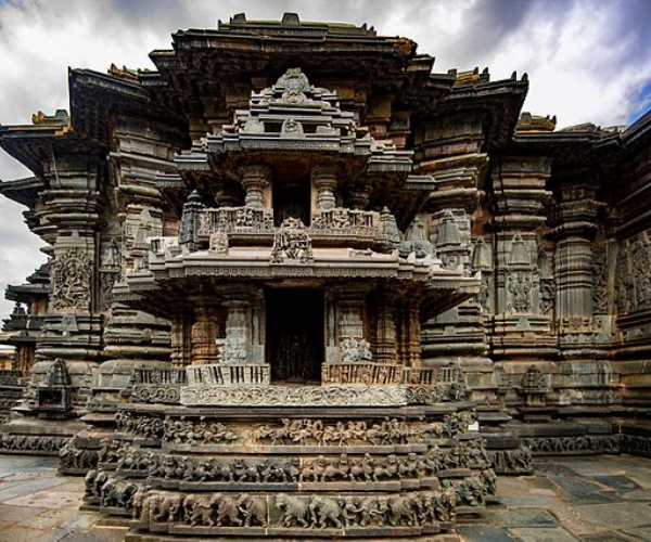 Chennakesava Temple Belur Rear View