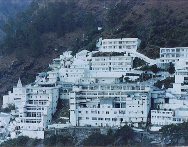 Vaishnodevi Temple panoramic view