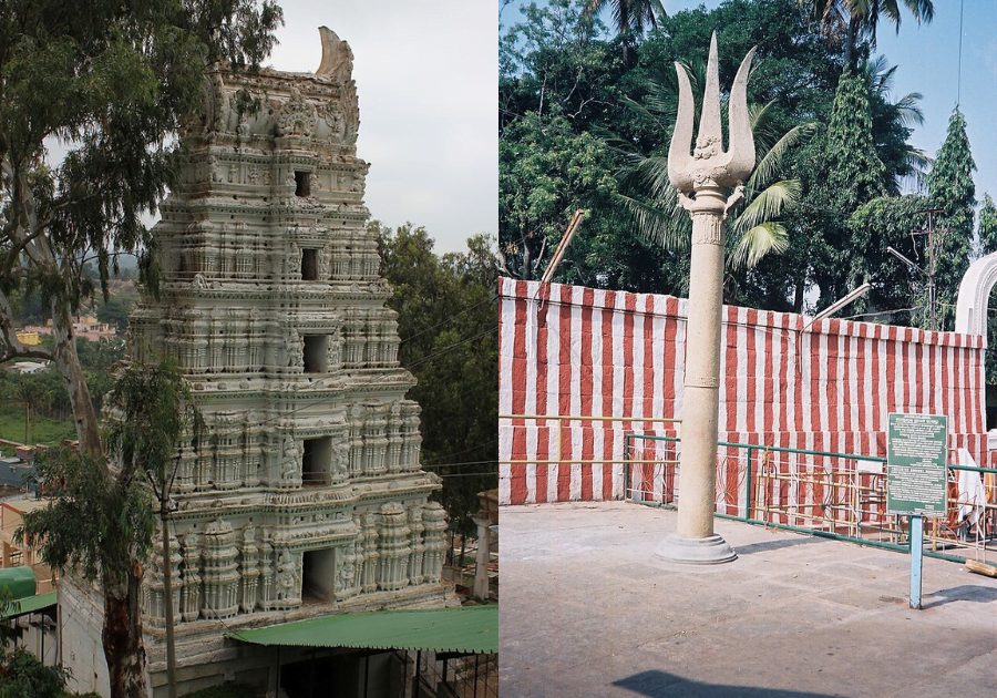 View_of_main_Gopura_of_the_GAvi_Gangadhareshwara_temple_at_Shivagange_near_Bangalore