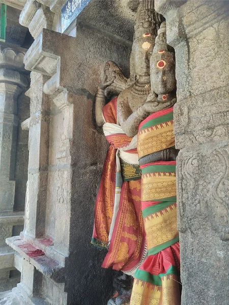 Shiv Parvati in Lalithambigai temple