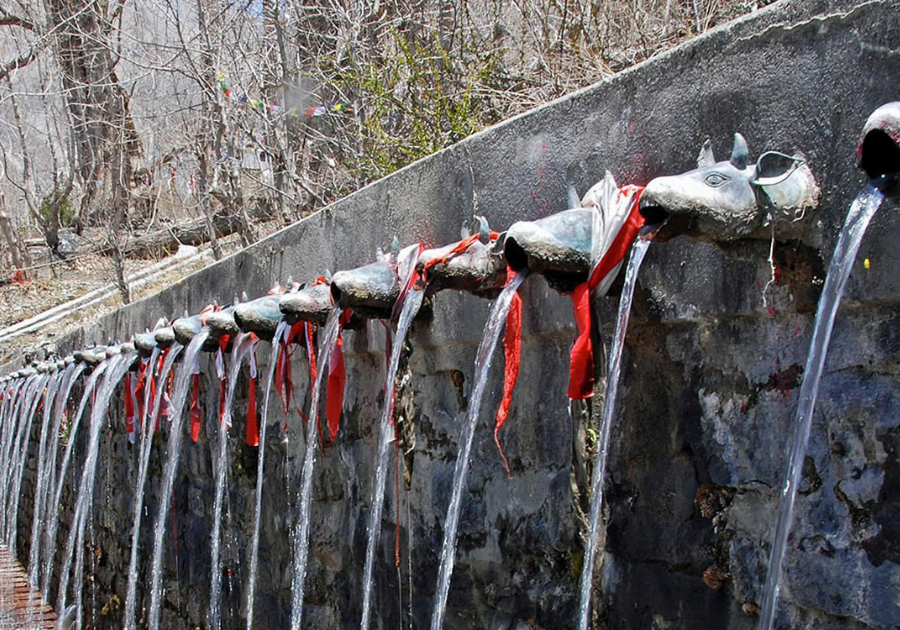 Muktinath Temple Natural Spring