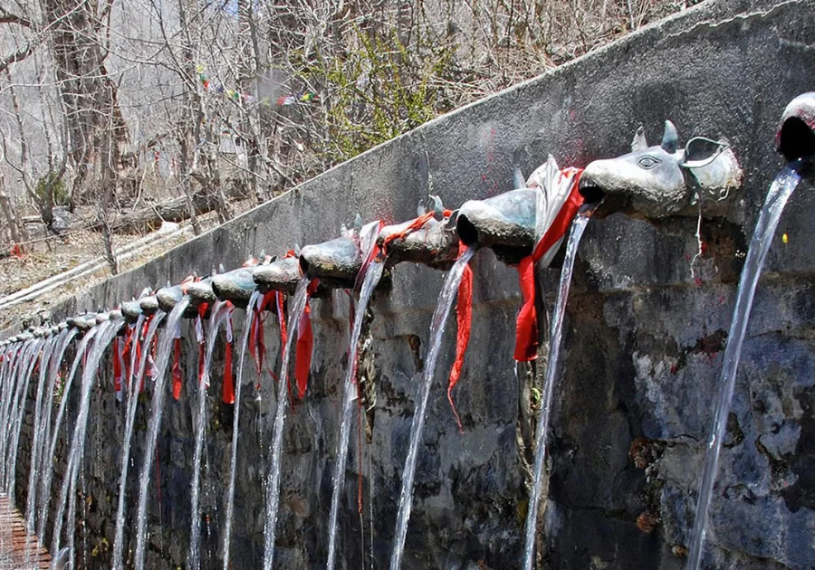 Muktinath Temple Natural Spring